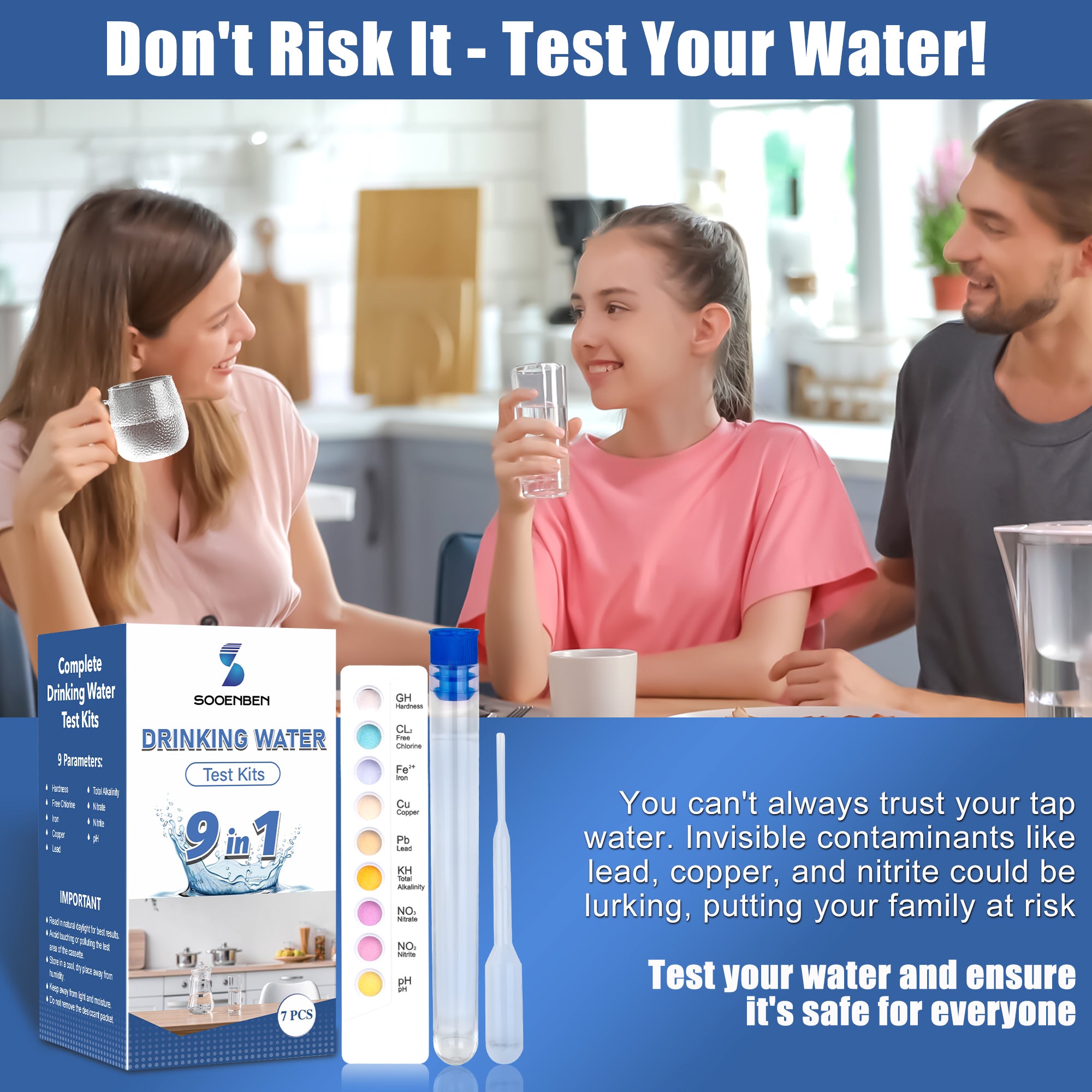 9-in-1 Drinking Water Testing Kit