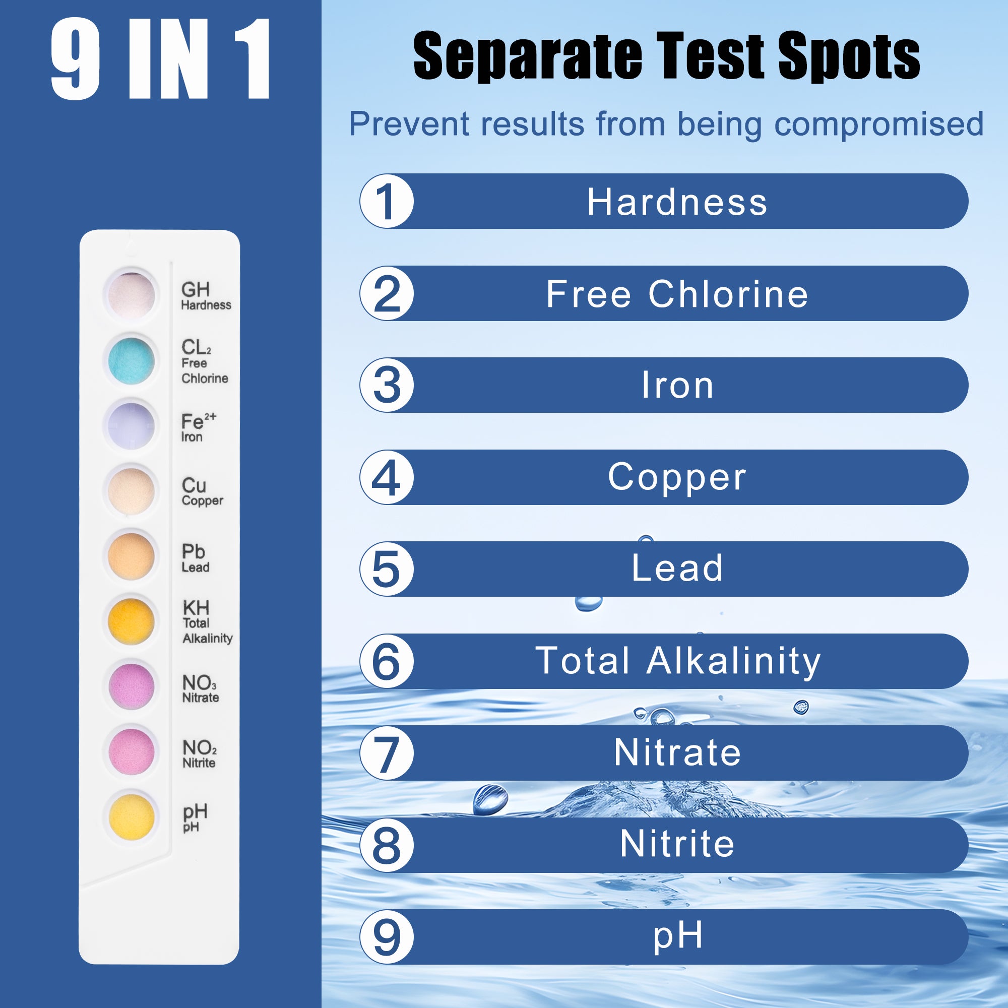 9-in-1 Drinking Water Testing Kit
