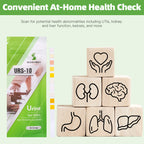 10-in-1 Urine Test Strips 60ct, Green
