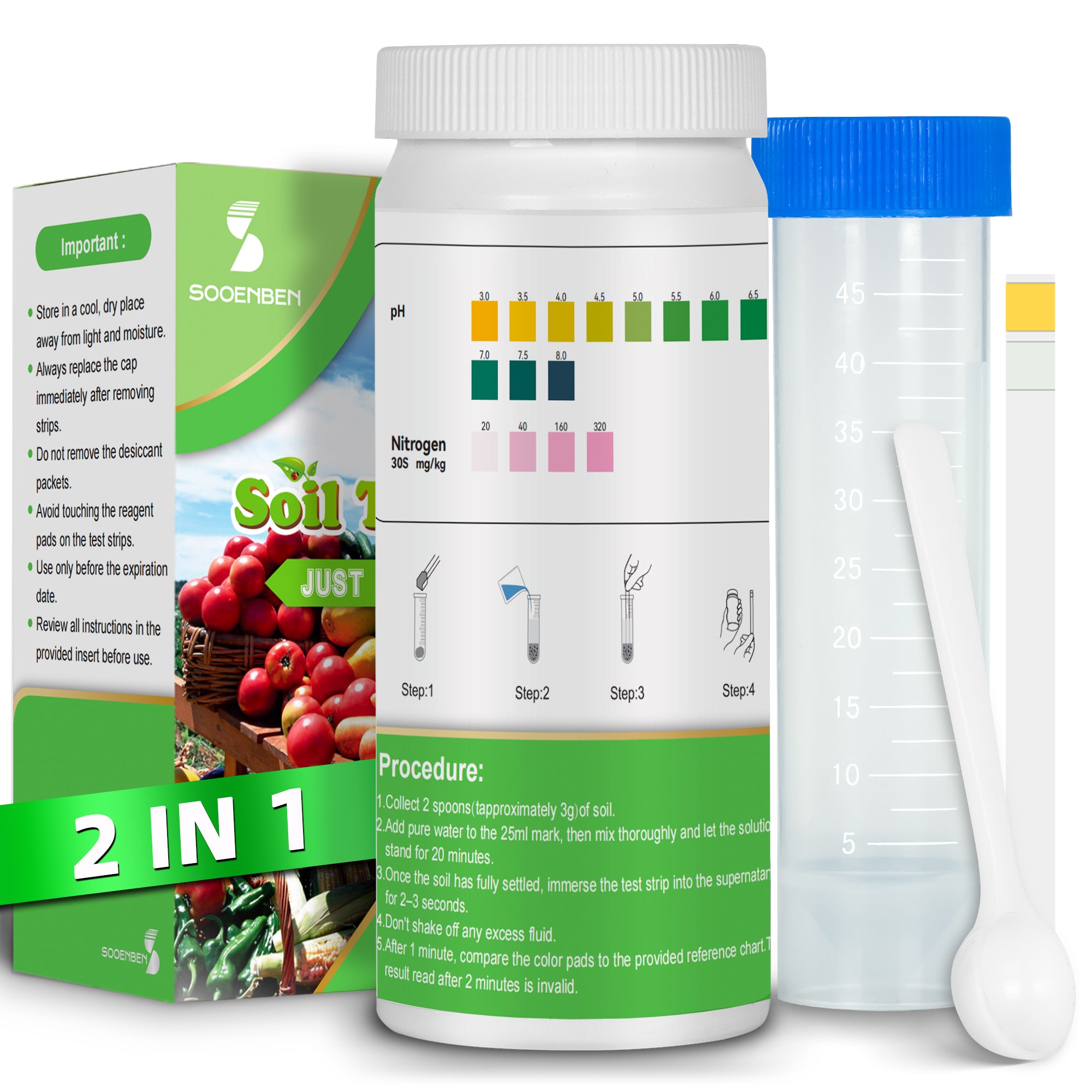 2-in-1 Soil Test Kit