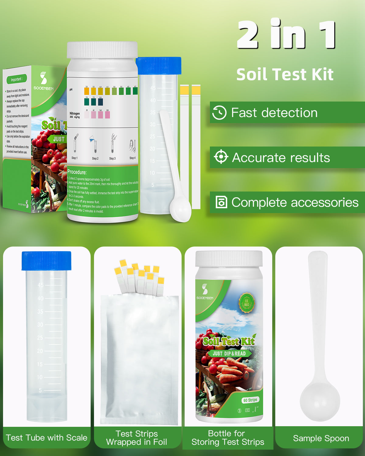 2-in-1 Soil Test Kit