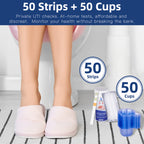 3-in-1 UTI Test Strips 50ct, Blue
